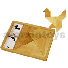 Holz Tangram aus Gummi Holz (80560)